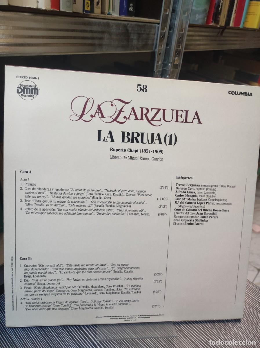 Discos de vinilo: LA BRUJAA 1 LA ZARZUELA - Foto 2