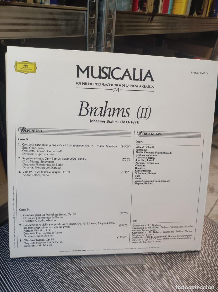 Discos de vinilo: BRAHMS II MUSICALIA SALVAT - Foto 2