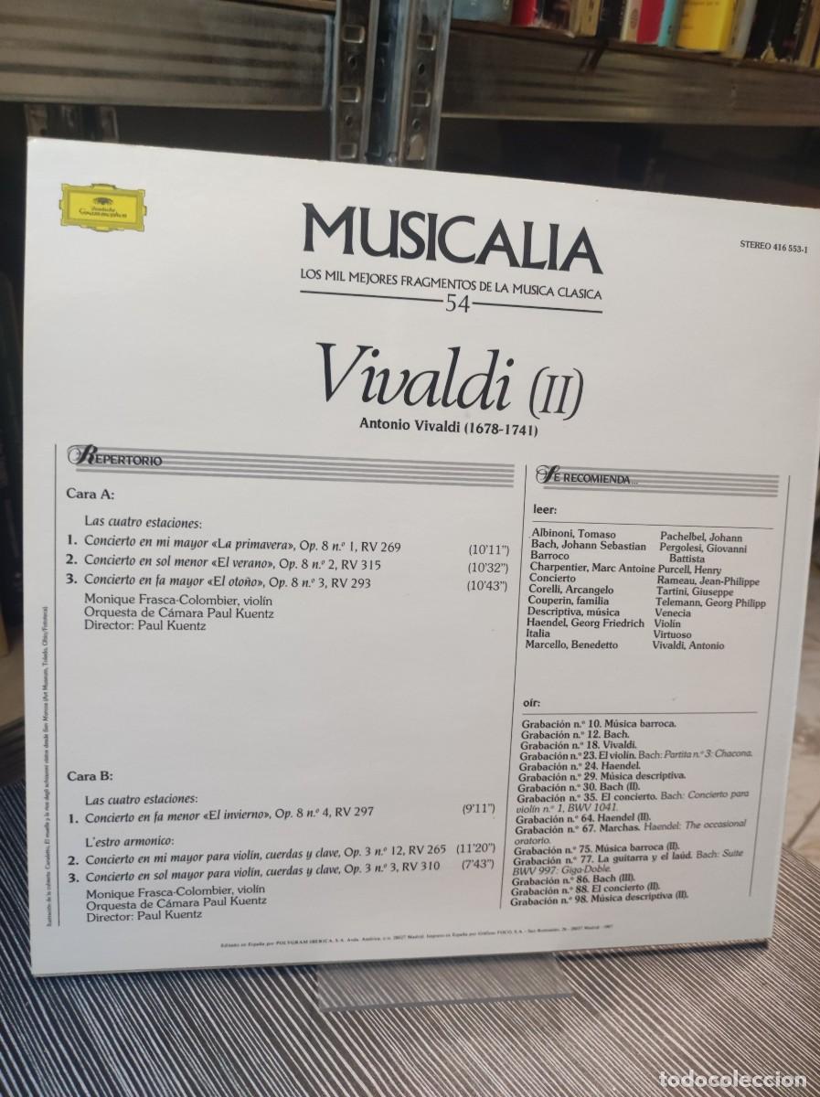 Discos de vinilo: VIVALDI II MUSICALIA - Foto 2