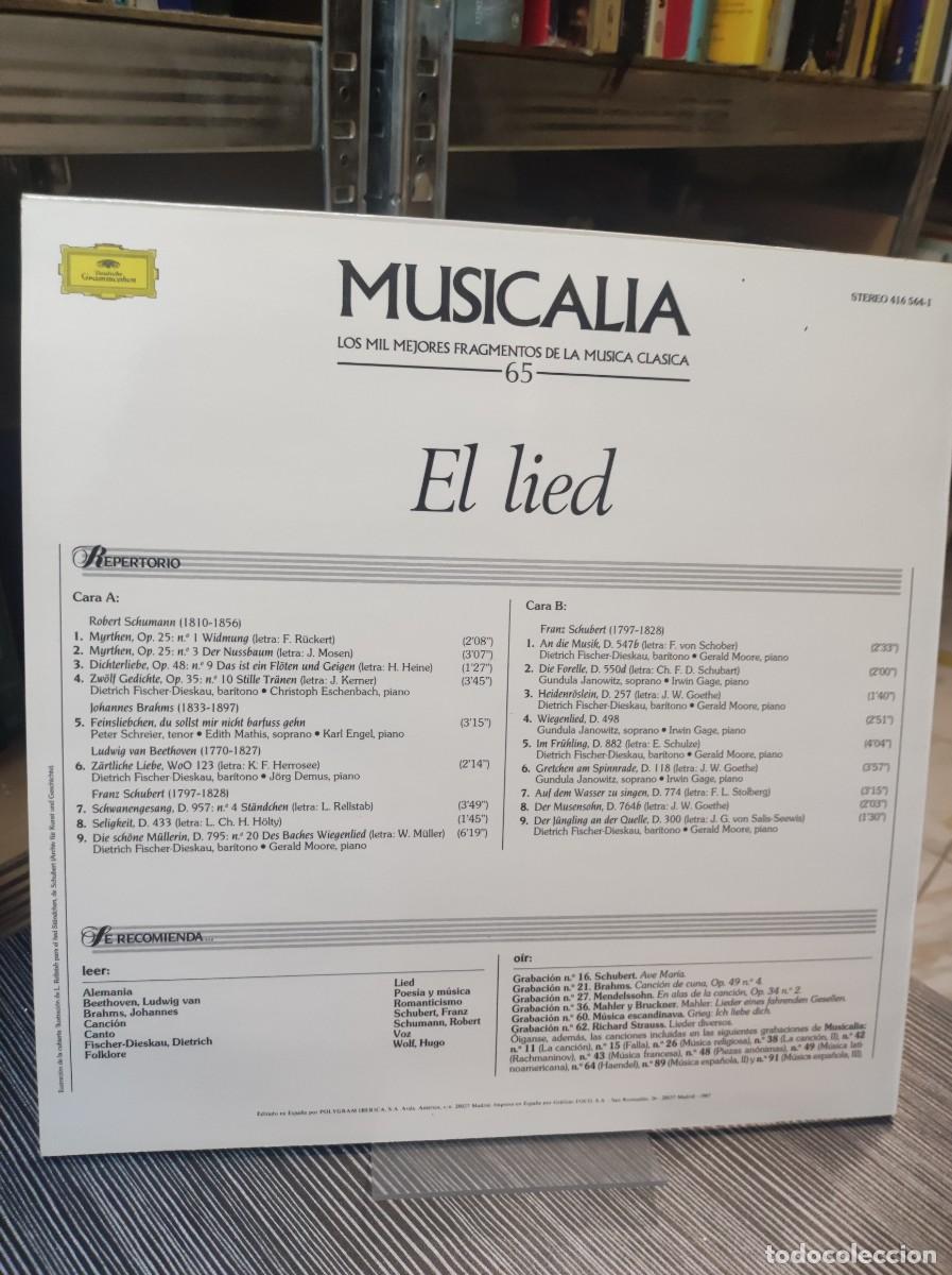 Discos de vinilo: EL LIED MUSICALIA SALVAT - Foto 2