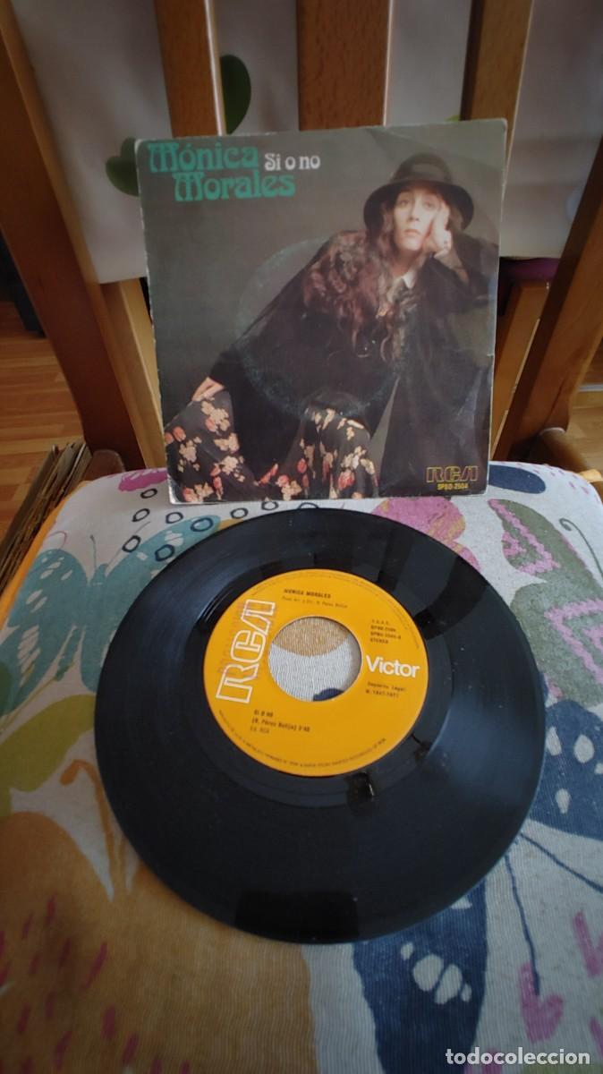 Discos de vinilo: MONICA MORALES-SINGLE SI O NO - Foto 1