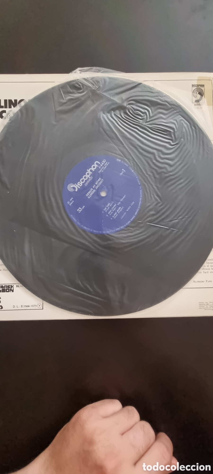 Discos de vinilo: Illinois Jacquet LP - Genius At WORK! 1979 - Foto 4