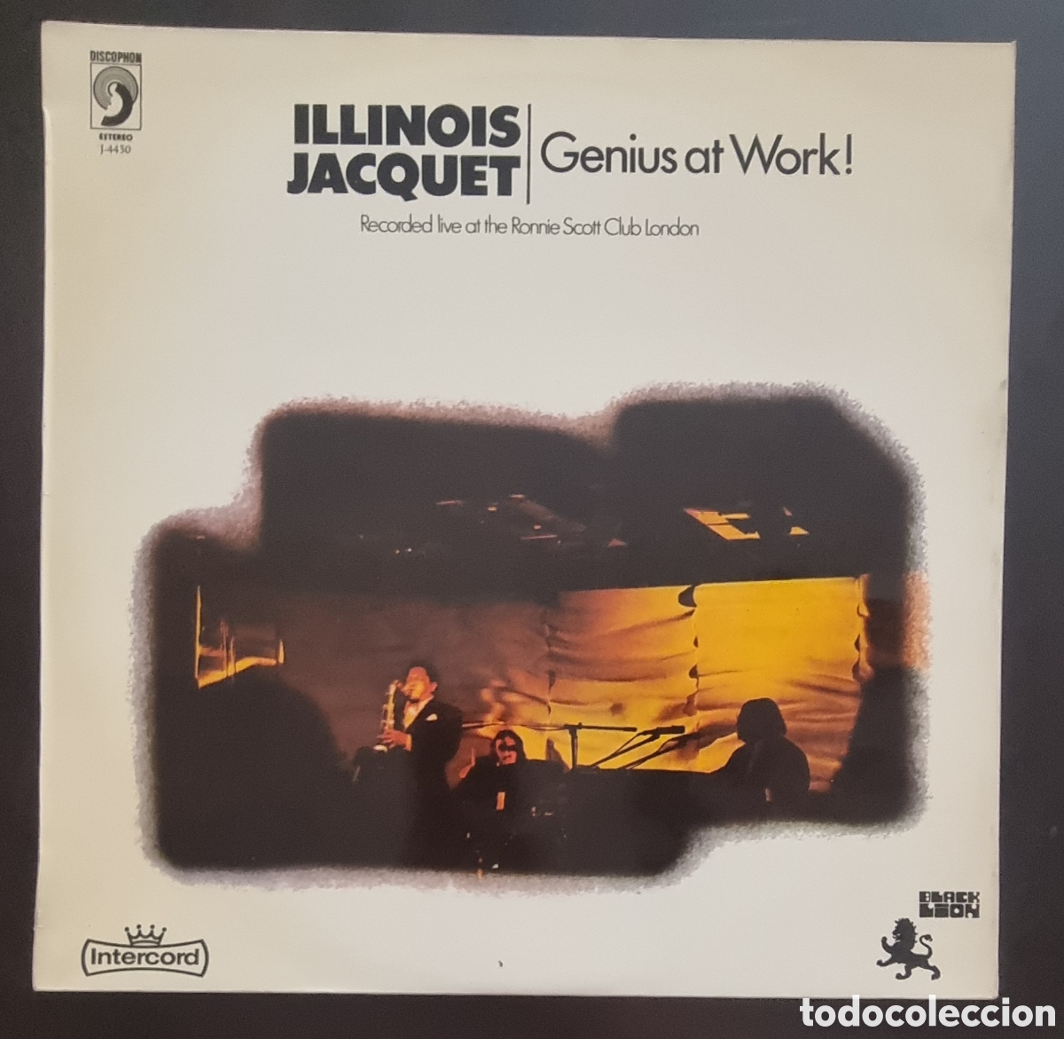 Discos de vinilo: Illinois Jacquet LP - Genius At WORK! 1979 - Foto 1