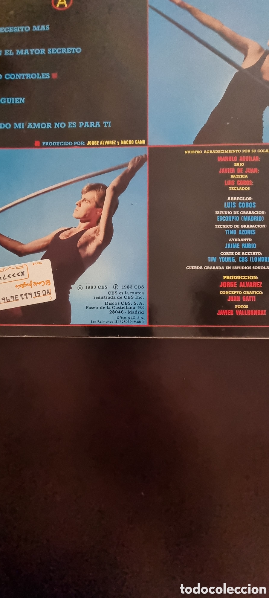 Discos de vinilo: OLE OLE - LP 1983 - NO CONTROLES - Foto 3
