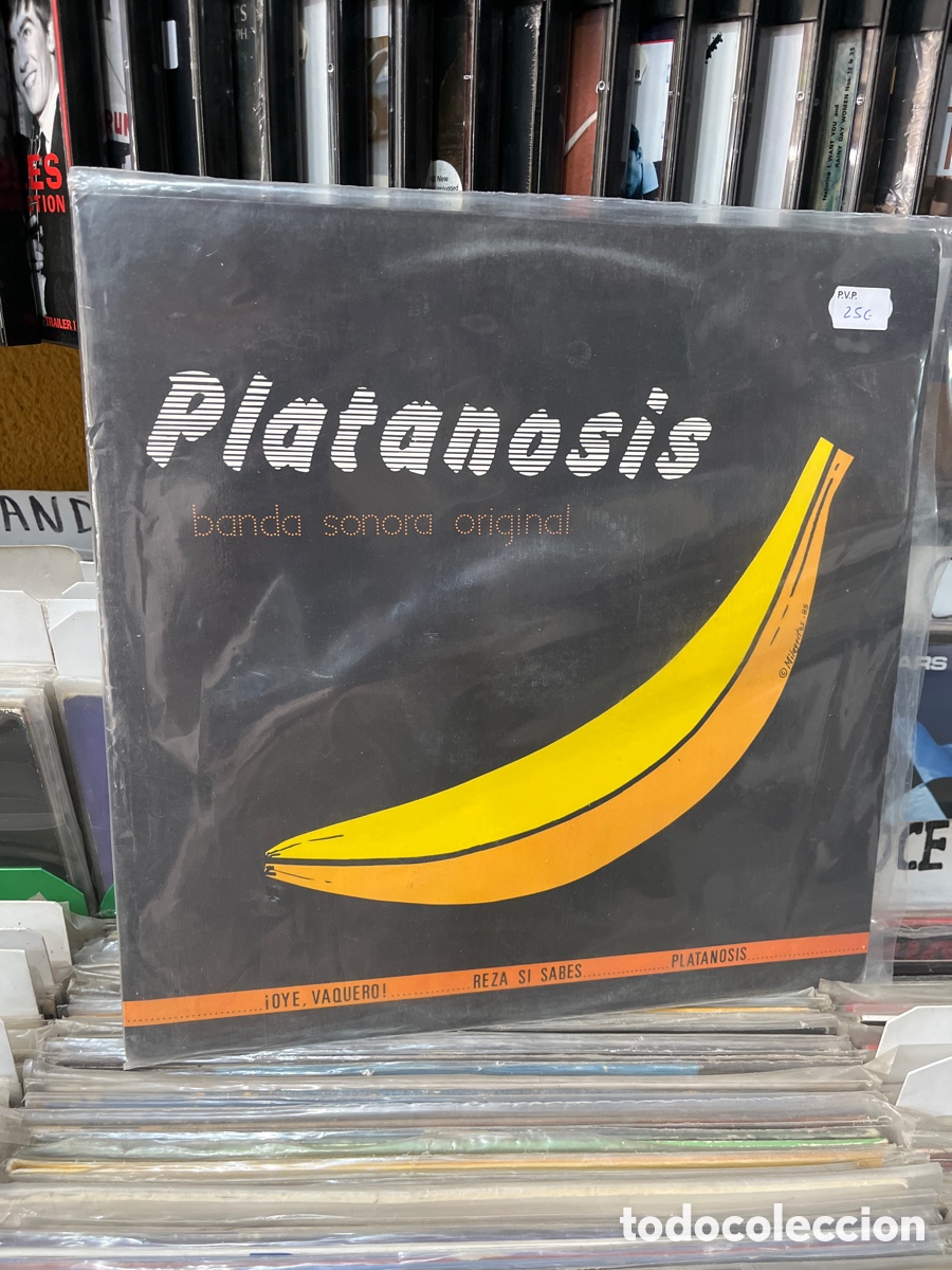Discos de vinilo: platanosis banda sonora original - Foto 1