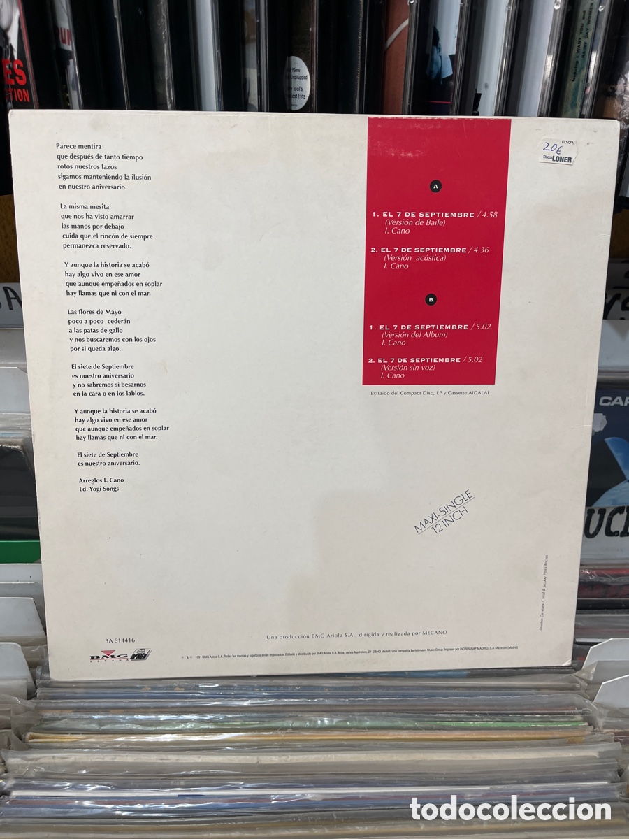 Discos de vinilo: mecano el 7 de septiembre - Foto 2