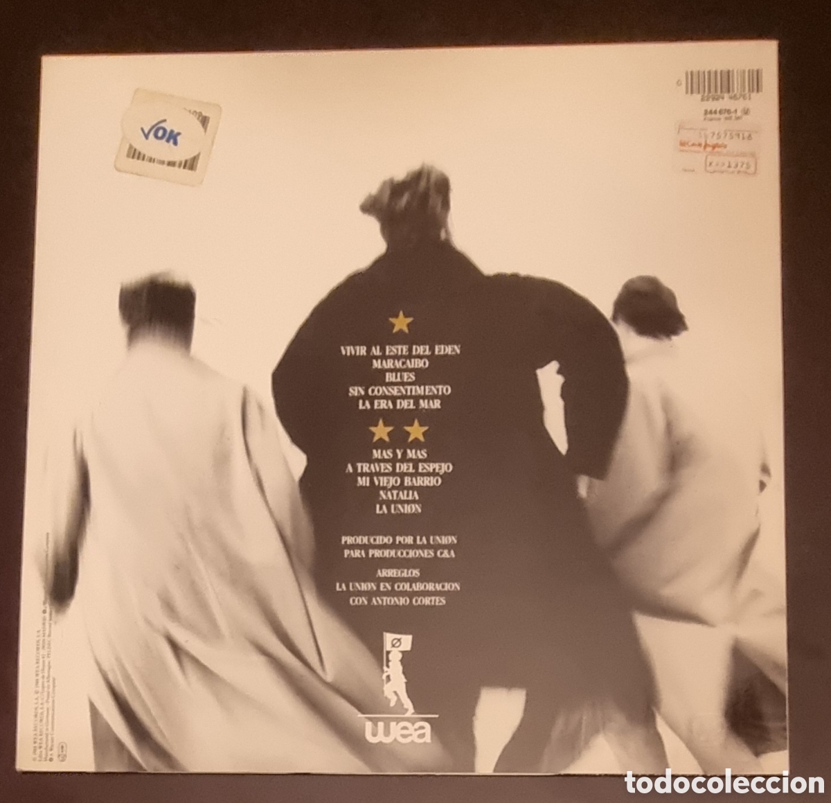 Discos de vinilo: LA UNION-VIVIR AL ESTE DEL ED&Eacute;N 1988 - Foto 2