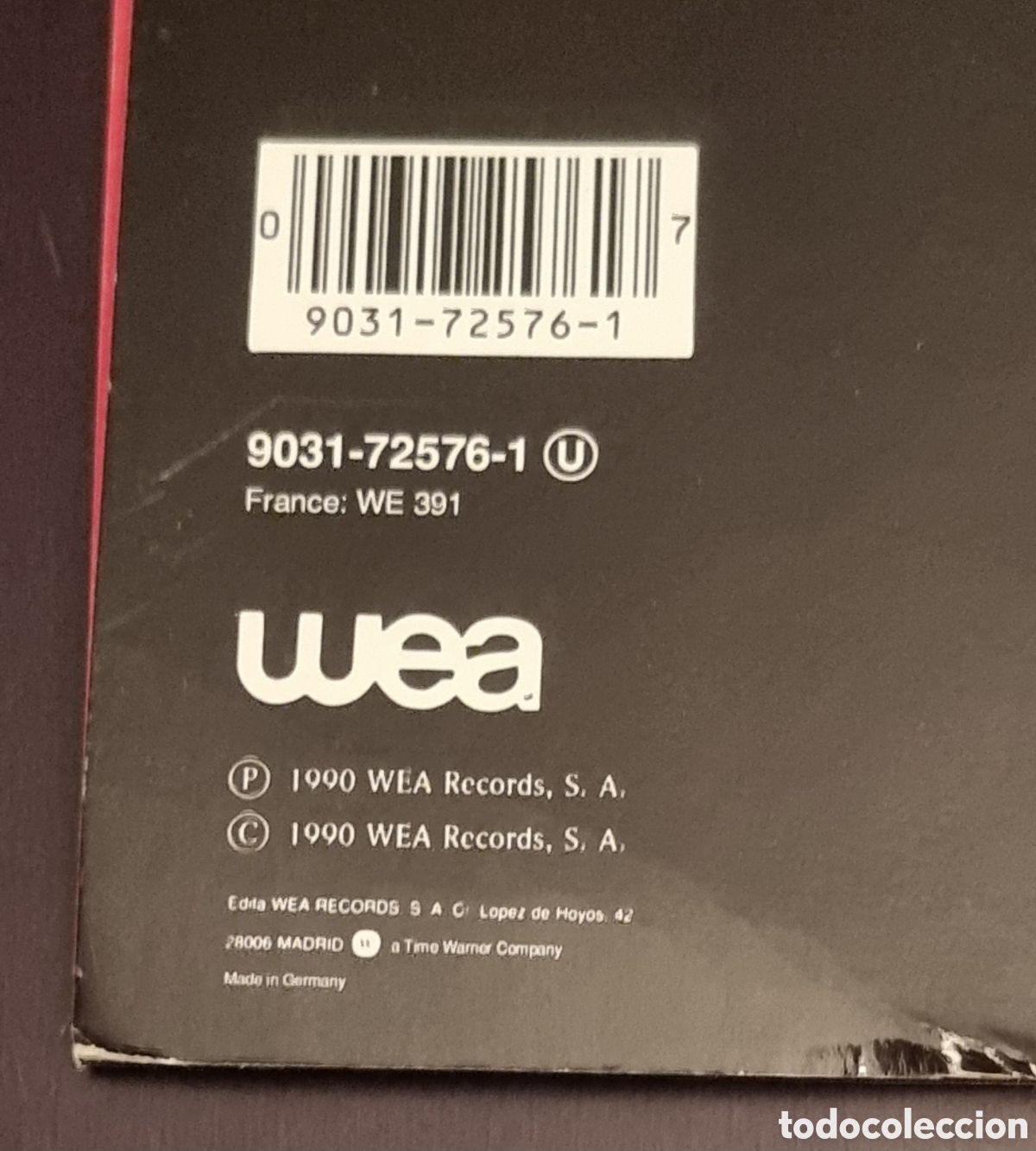 Discos de vinilo: LA UNI&Oacute;N - Tentaci&oacute;n LP 1990 - Foto 3