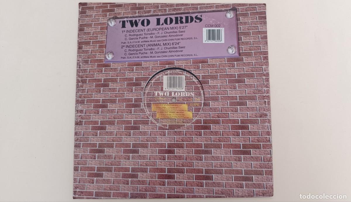Discos de vinilo: Two Lords &ndash; Indecent - Foto 1