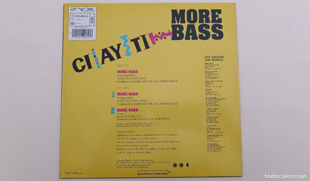Discos de vinilo: Ci Ay Ti &ndash; More Bass - Foto 2