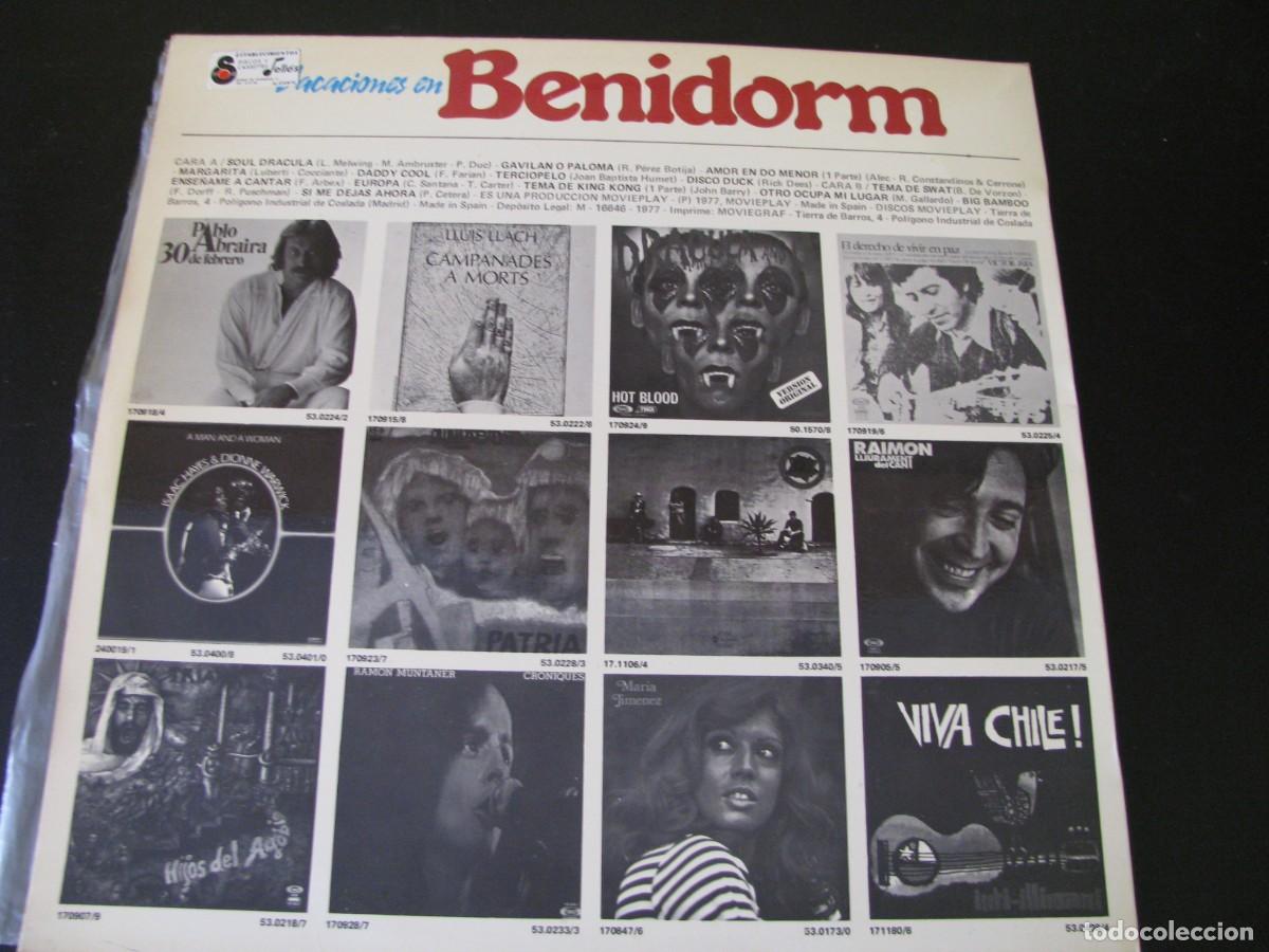 Discos de vinilo: DISCO LP VINILO. VACACIONES EN BENIDORM. - Foto 2