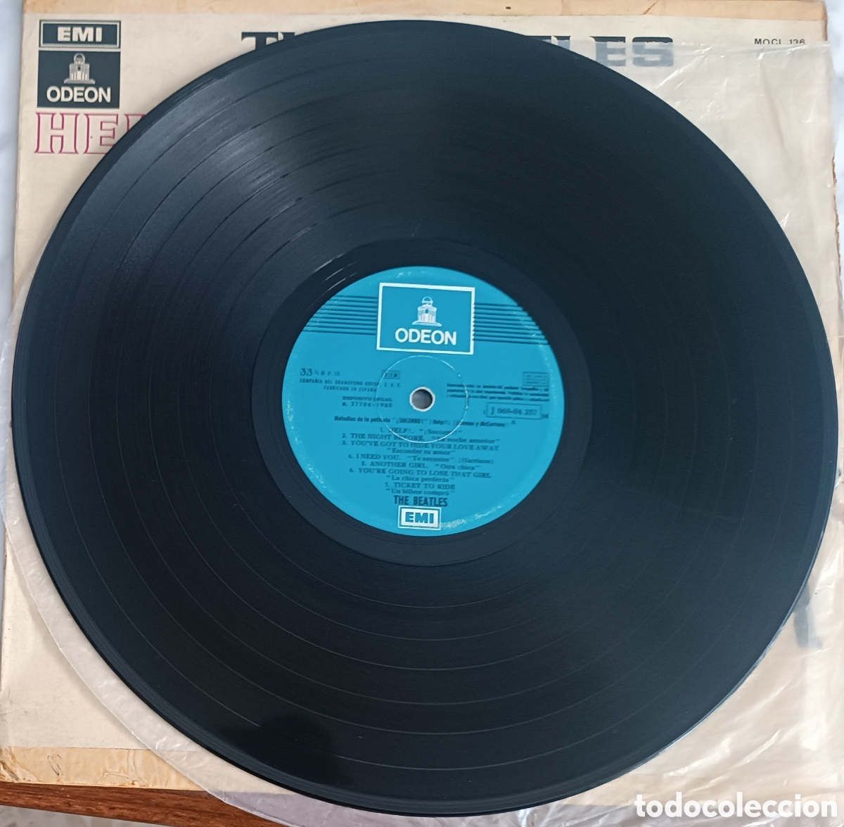 Discos de vinilo: THE BEATLES - SOCORRO HELP LP VINILO - Foto 3