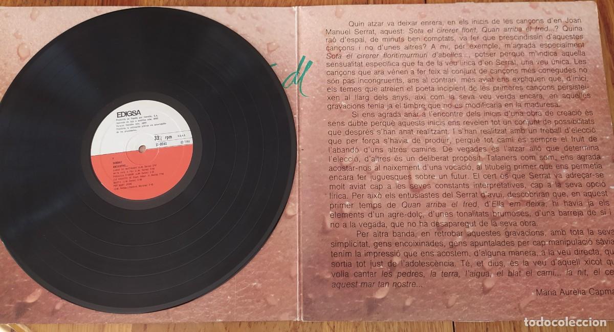 Discos de vinilo: LP Serrat Encontre 1980 - Foto 2
