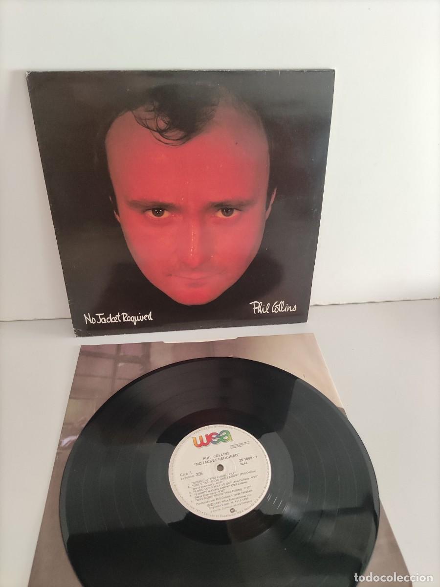 Discos de vinilo: LP 357 Phil Collins - No jacker required 1985 (Disco como nuevo) - Foto 1