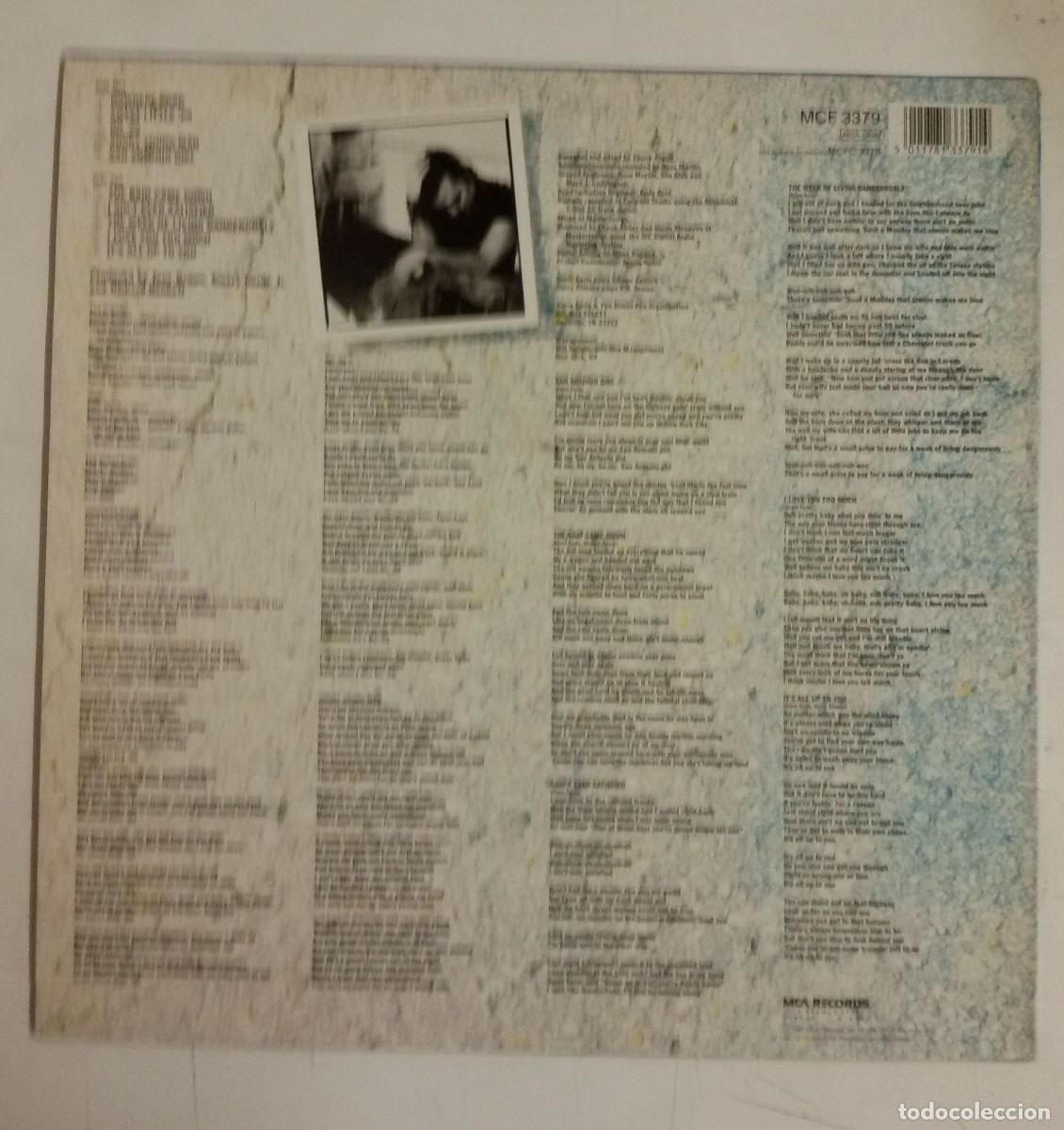 Discos de vinilo: Steve Earle Exit 0 LP UK 1987 - Foto 2