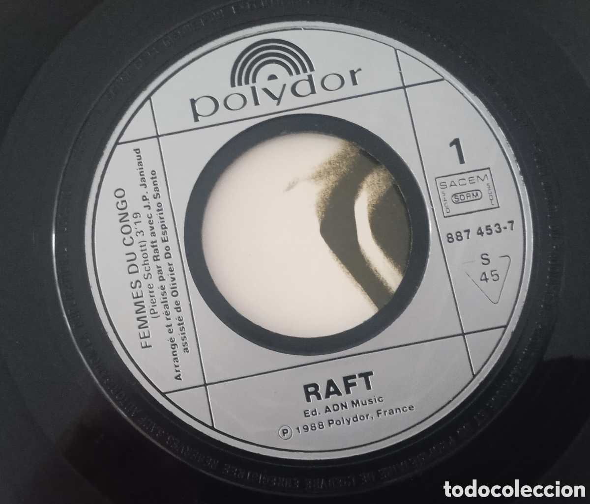 Discos de vinilo: RAFT - Femmes du Congo (1988) single - Foto 3