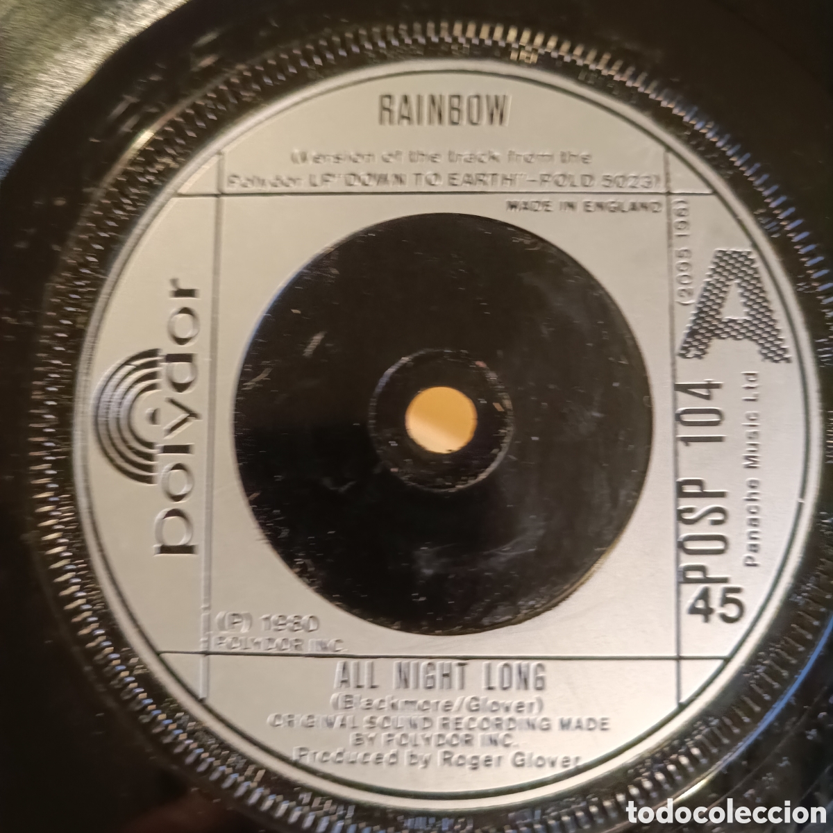 Discos de vinilo: Rainbow &ndash; All Night Long (7&rdquo;, Rock) - Foto 1