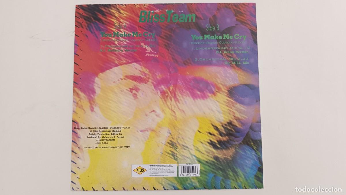 Discos de vinilo: Bliss Team &ndash; You Make Me Cry - Foto 2