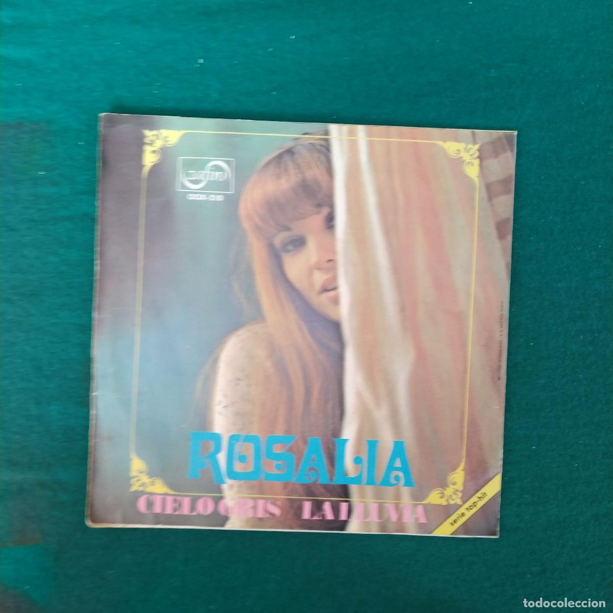 Discos de vinilo: Rosal&iacute;a &ndash; Cielo Gris / La Lluvia - Foto 2