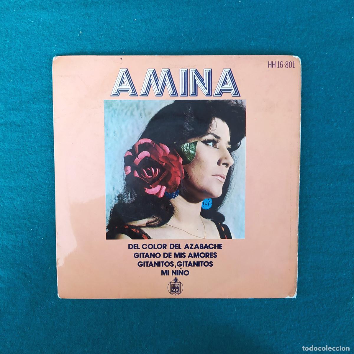 Discos de vinilo: Amina &ndash; Del Color Del Azabache - Foto 1