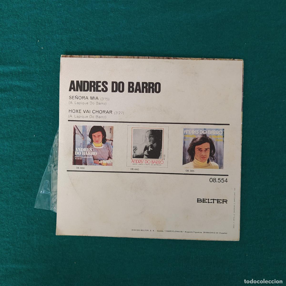 Discos de vinilo: Andr&eacute;s Do Barro &ndash; Se&ntilde;ora M&iacute;a - Foto 2