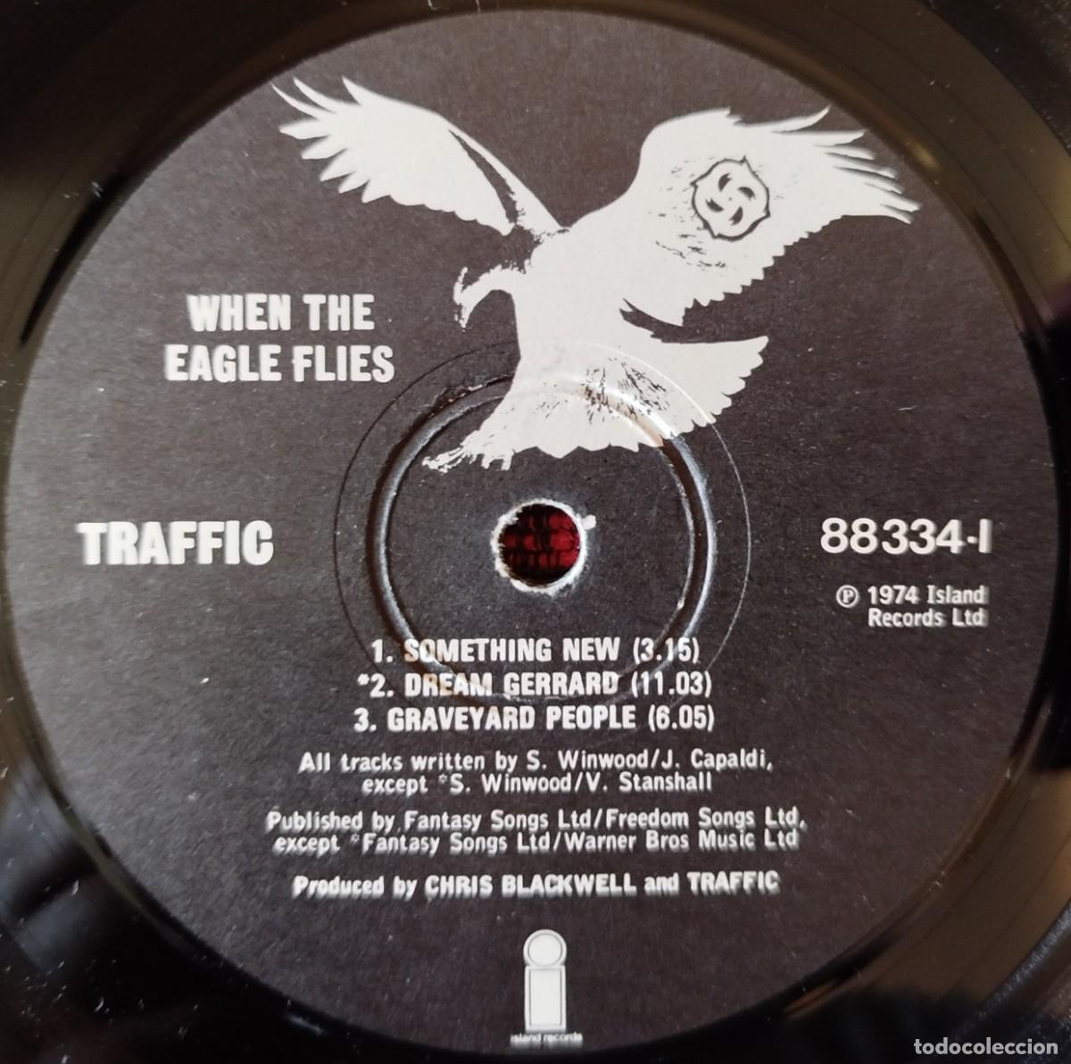 Discos de vinilo: TRAFFIC ** When The Eagle Flies ** VINILO LP 1974 - Foto 5