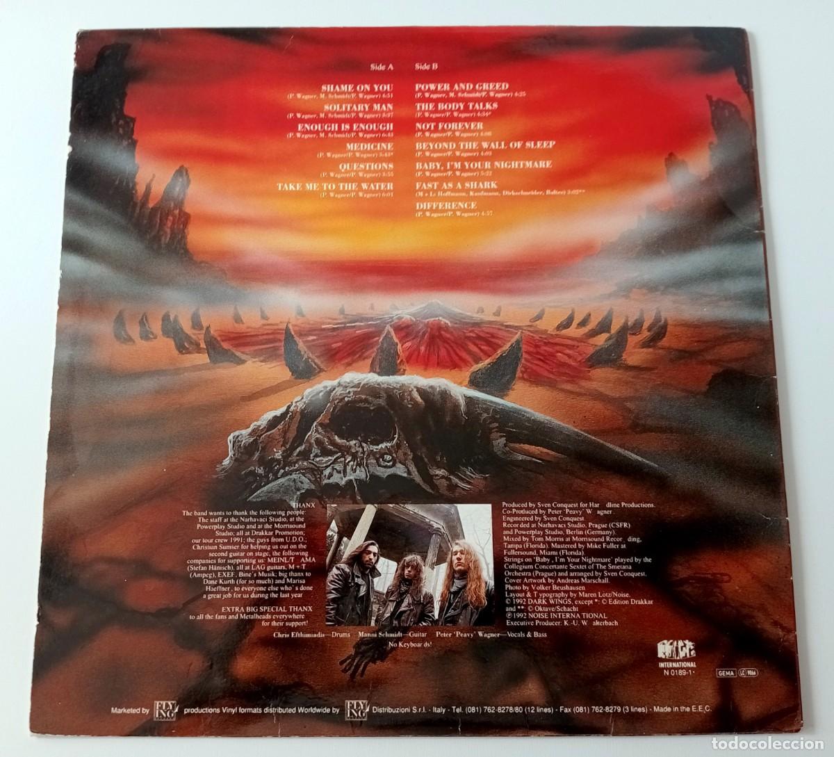 Discos de vinilo: LP RAGE - TRAPPED! (ORIGINAL 1992) - Foto 2