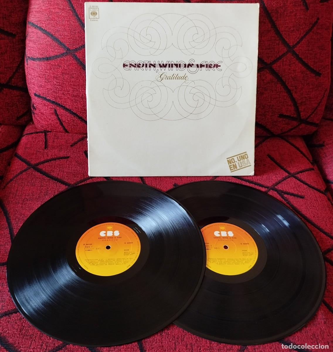Discos de vinilo: EARTH, WIND & FIRE ** Gratitude ** DOBLE VINILO LP 1975 - Foto 1