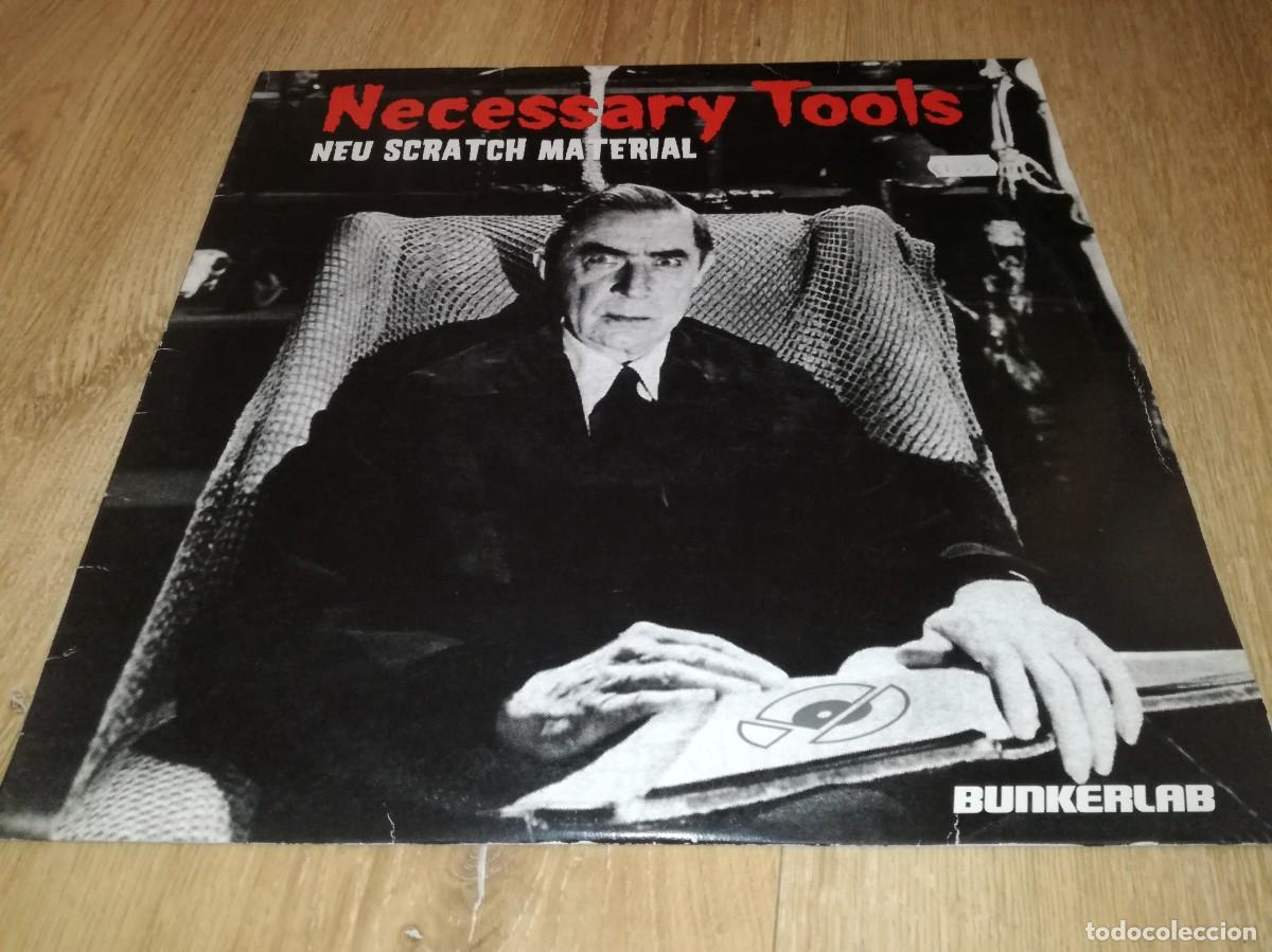 Discos de vinilo: BUNKERLAB-NECESSARY TOOLS-NEU SCRATCH MATERIAL-ORIGINAL 2006 - Foto 1
