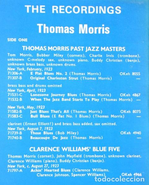 Discos de vinilo: Thomas Morris With His Past Jazz Masters - Foto 2