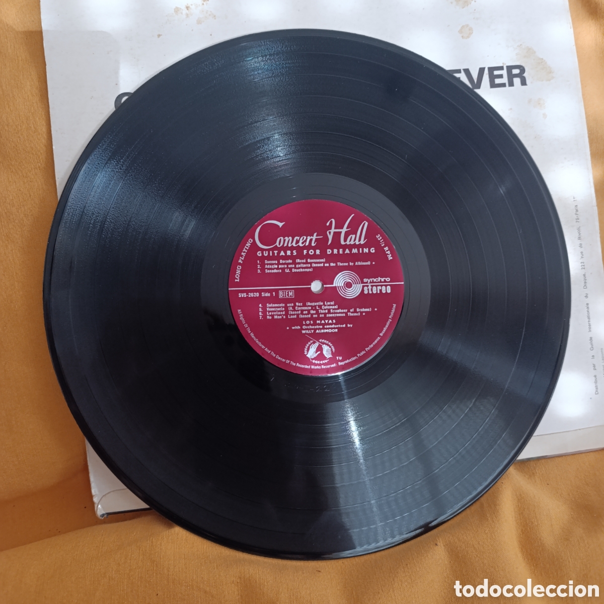 Discos de vinilo: Los Mayas,Guitars for dreaming,disco vinilo. - Foto 3