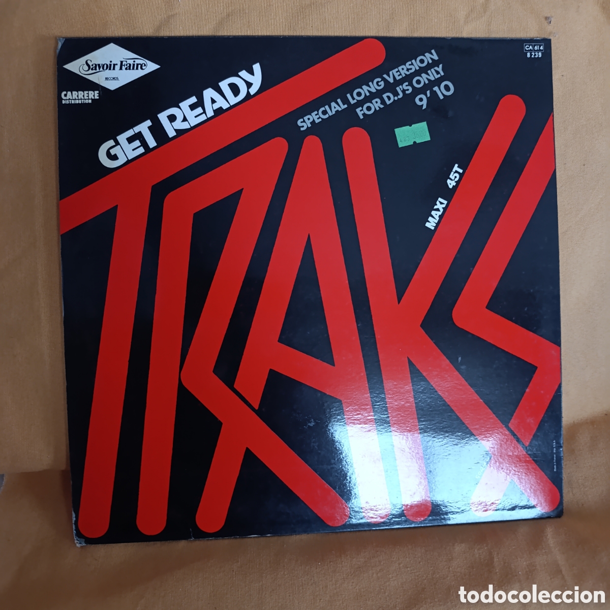 Discos de vinilo: Traks,Get Ready, versi&oacute;n larga especial para D.JS solamente,a&ntilde;o 1983 - Foto 2