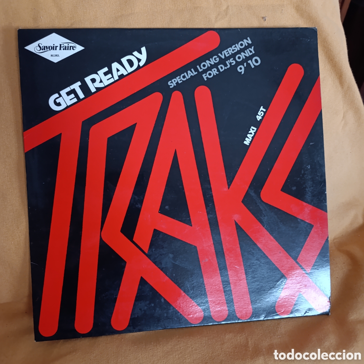 Discos de vinilo: Traks,Get Ready, versi&oacute;n larga especial para D.JS solamente,a&ntilde;o 1983 - Foto 1