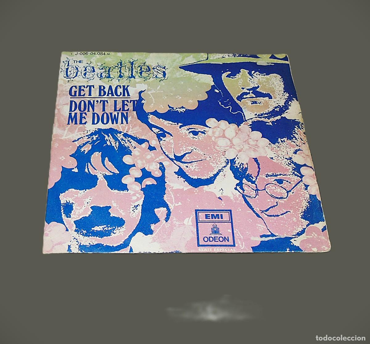 Discos de vinilo: THE BEATLES ---- GET BACK / DON&acute;T LET ME DOWN ---- - Foto 1