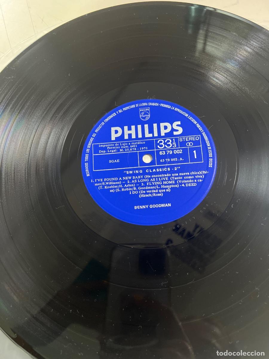 Discos de vinilo: LP. BENNY GOODMAN. SWING CLASSICS 2. SIN CARATULA. PHILIPS. - Foto 1