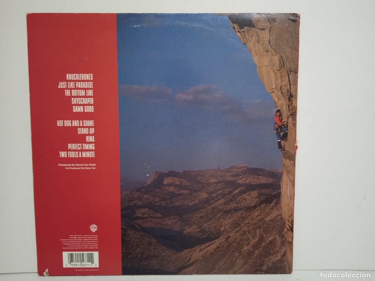 Discos de vinilo: David Lee Roth - Skyscraper - LP - 1988 - USA - Foto 2