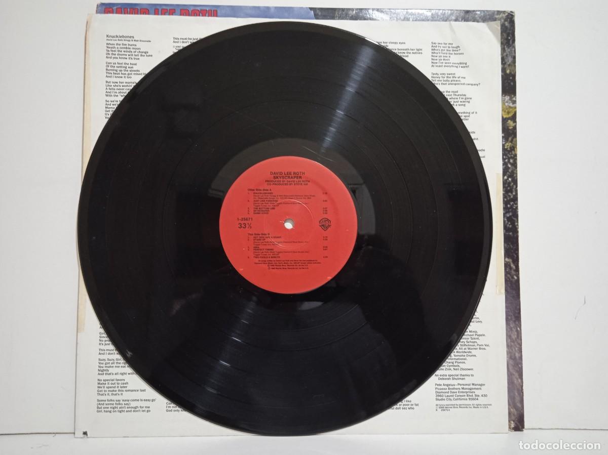 Discos de vinilo: David Lee Roth - Skyscraper - LP - 1988 - USA - Foto 5
