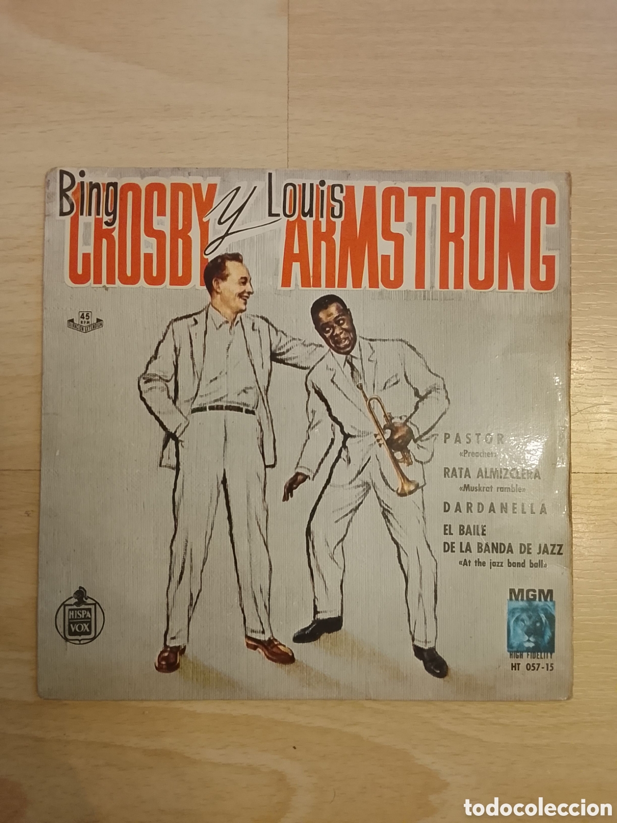 Discos de vinilo: Bing Crosby y Louis Armstrong vinilo - Foto 1