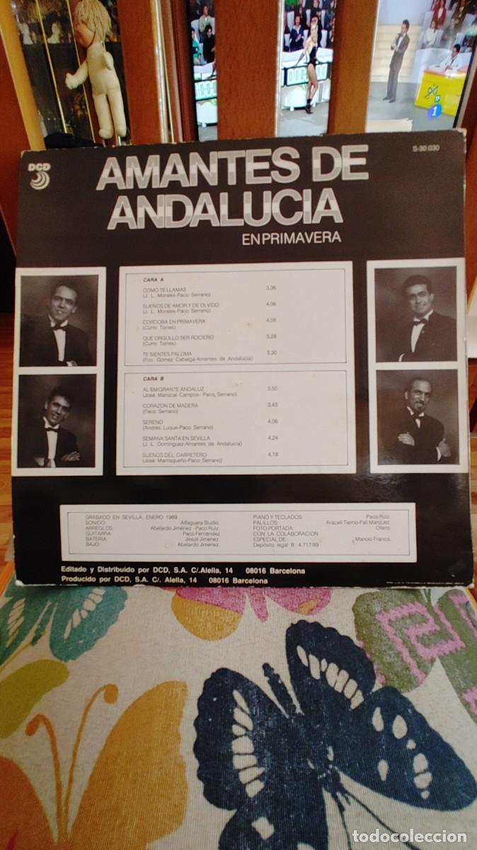 Discos de vinilo: AMANTES DE ANDALUCIA-LP EN PRIMAVERA - Foto 2