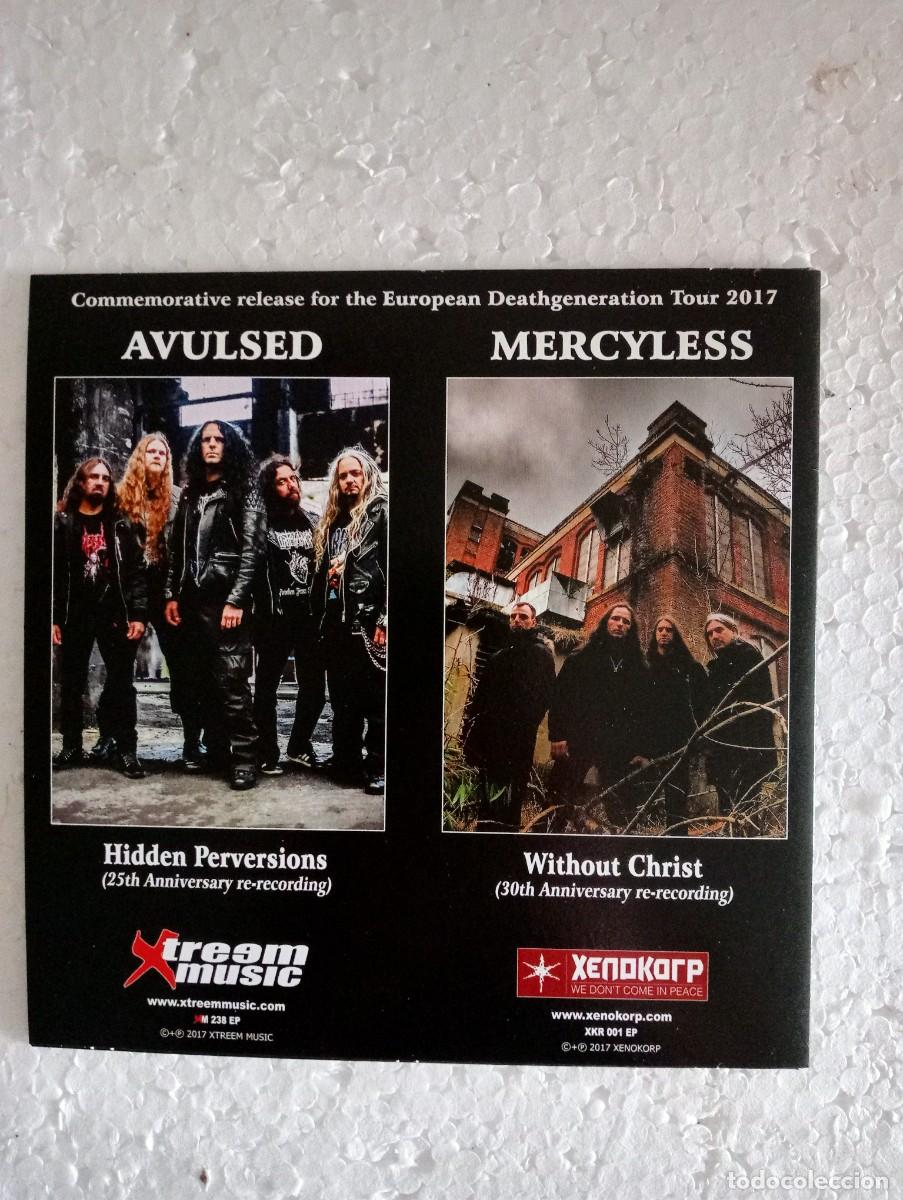 Discos de vinilo: Avulsed / Mercyless - Split (7&rdquo;, Single, Ltd) 2017 - Foto 2