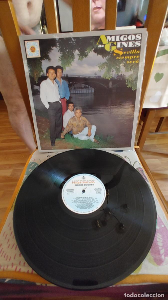 Discos de vinilo: AMIGOS DE GINES-LP SEVILLA SIEMPRE SERA - Foto 1
