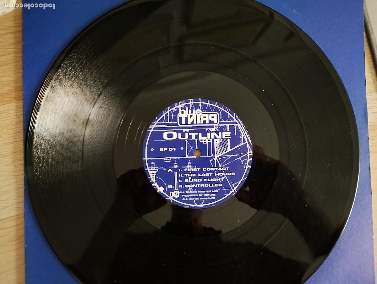 Discos de vinilo: Outline &ndash; First Contact 1996 uk, Electronic Techno - Foto 3