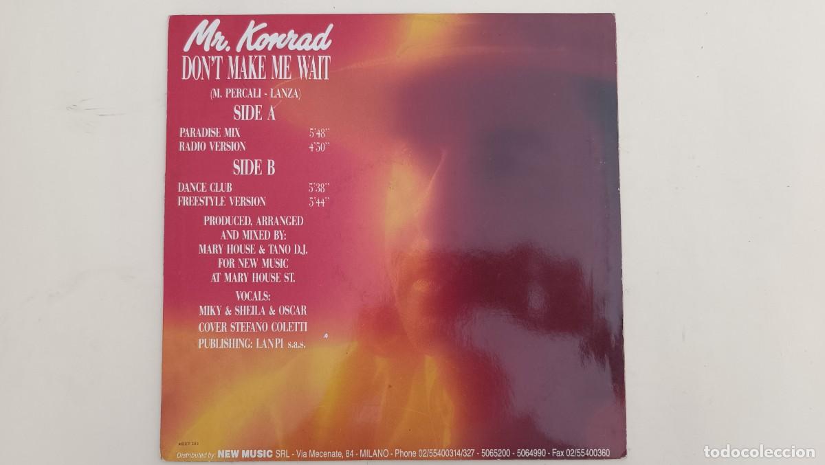 Discos de vinilo: Mr. Konrad &ndash; Dont Make Me Wait - Foto 2