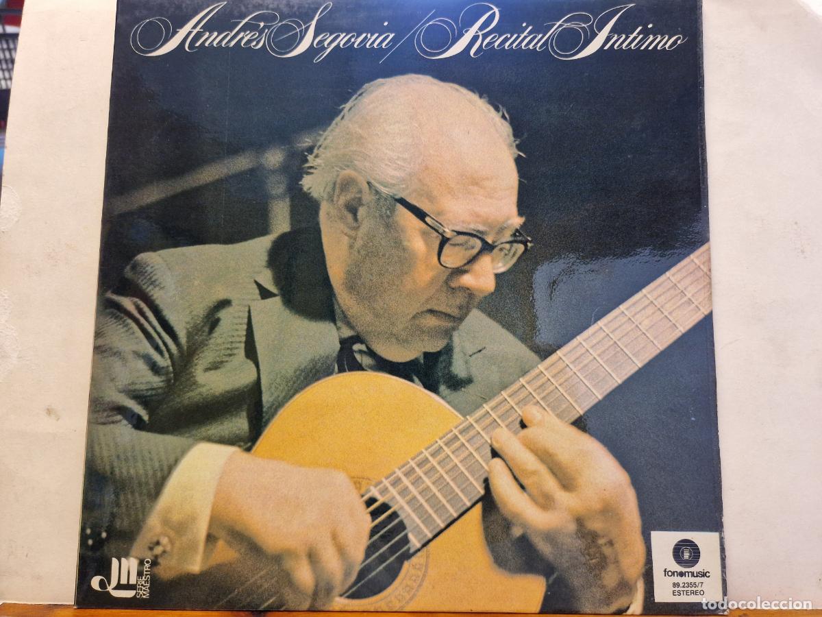 Discos de vinilo: SINGLE. ANDR&Egrave;S SEGOVRA. RECITAL INTIMO. - Foto 1