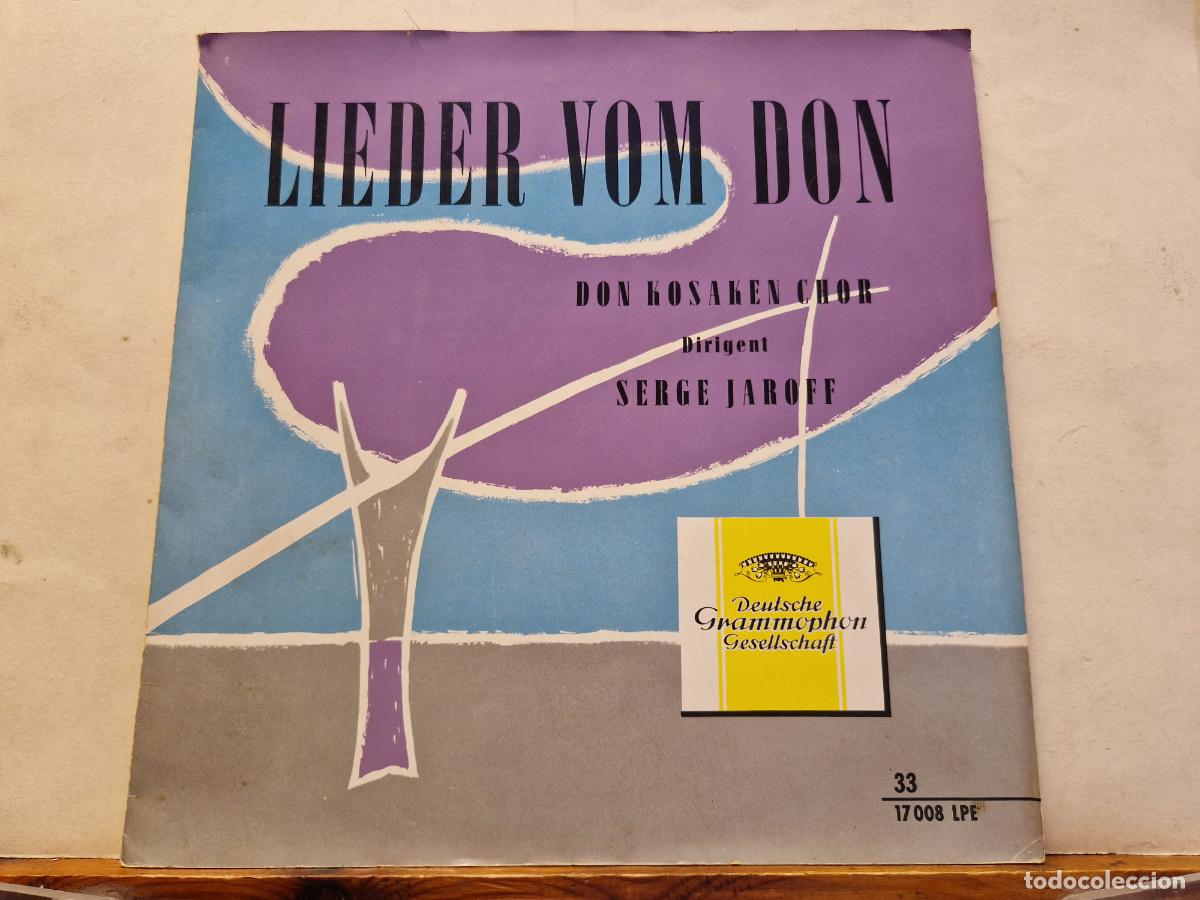 Discos de vinilo: SINGLE. LIEDER VOM DON. DON KASAKEN CHOR. DIRIGENT SERGE JAROFF. - Foto 1