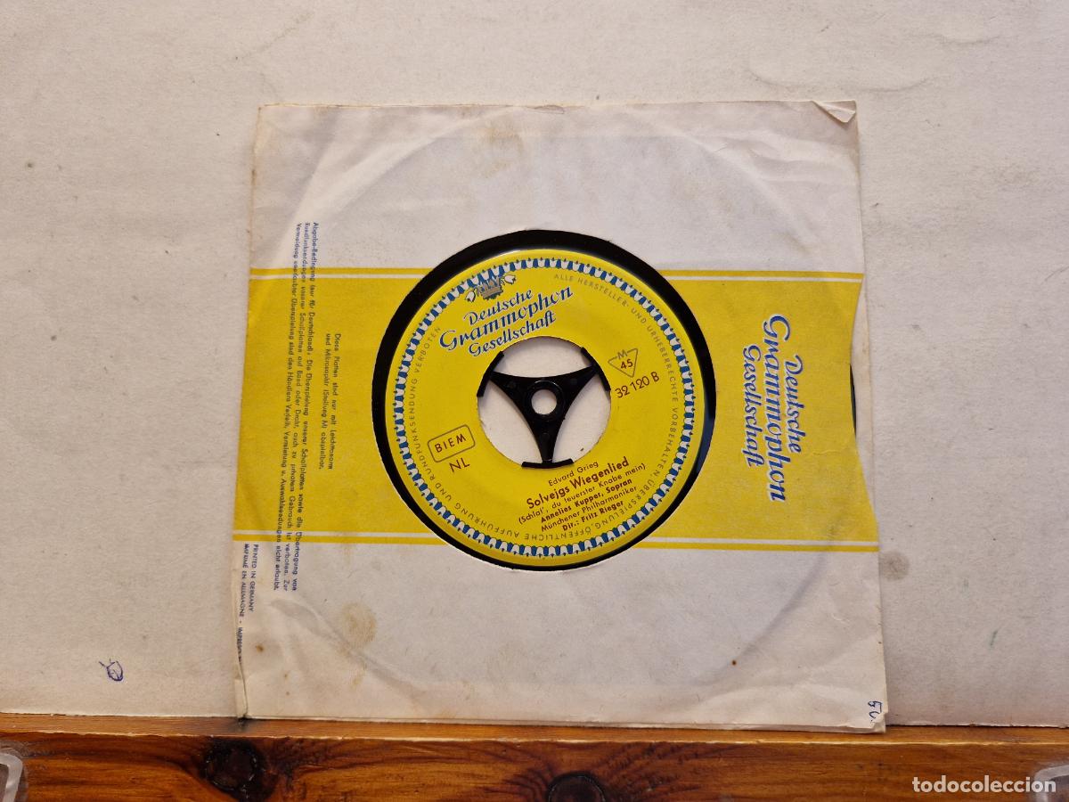 Discos de vinilo: SINGLE. SOLVEJGS WIEGENLIED. - Foto 1