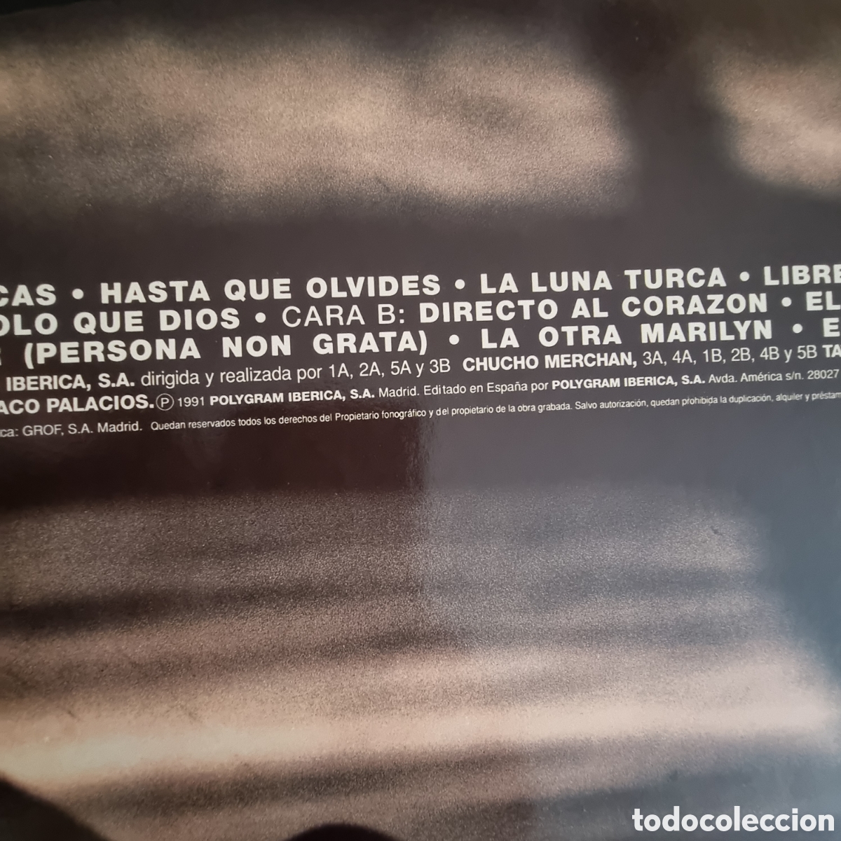 Discos de vinilo: MIGUEL RIOS-DIRECTO AL CORAZ&Oacute;N 1991 - Foto 3