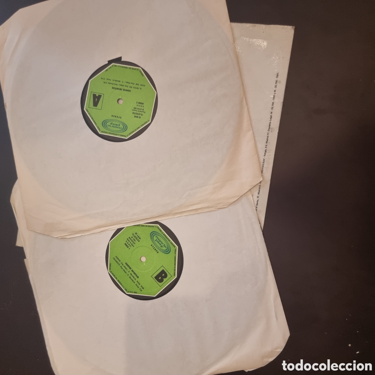 Discos de vinilo: DISCO - CUENTOS INFANTILES - DOBLE LP. - Foto 3