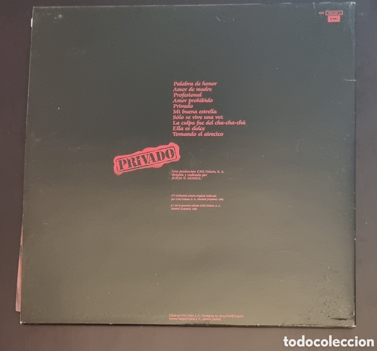 Discos de vinilo: GABINETE GABINETE - PRIVADO - Foto 3