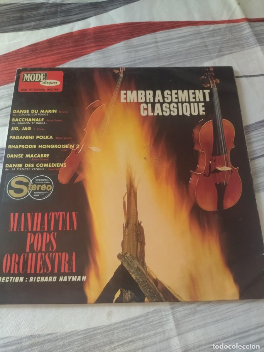 Discos de vinilo: manhattan pops orchestra embrasement classique - Foto 1